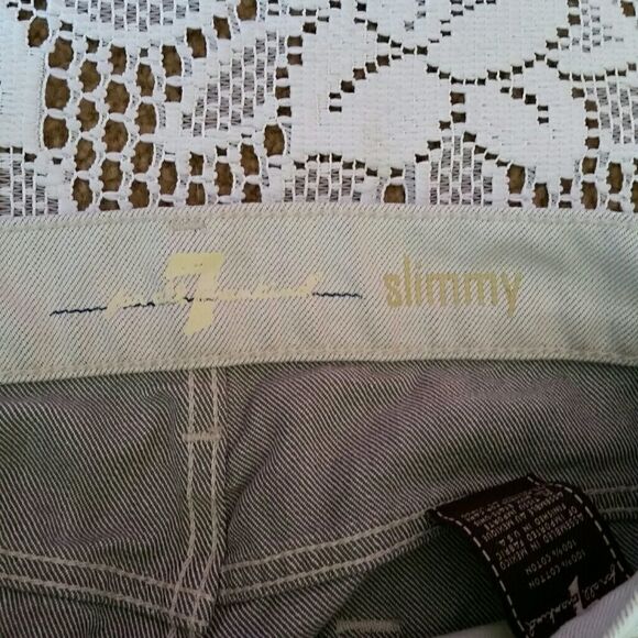 7 For All Mankind Slimmy Slim Straight Leg Jeans - Picture 4 of 5